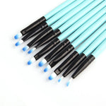 Makeup Brushes Set with Bag (Blue) - set of 32 brushes