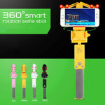 360 Degree Rotation Wireless Selfie Stick