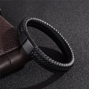 Luxury Braided Leather Bracelet