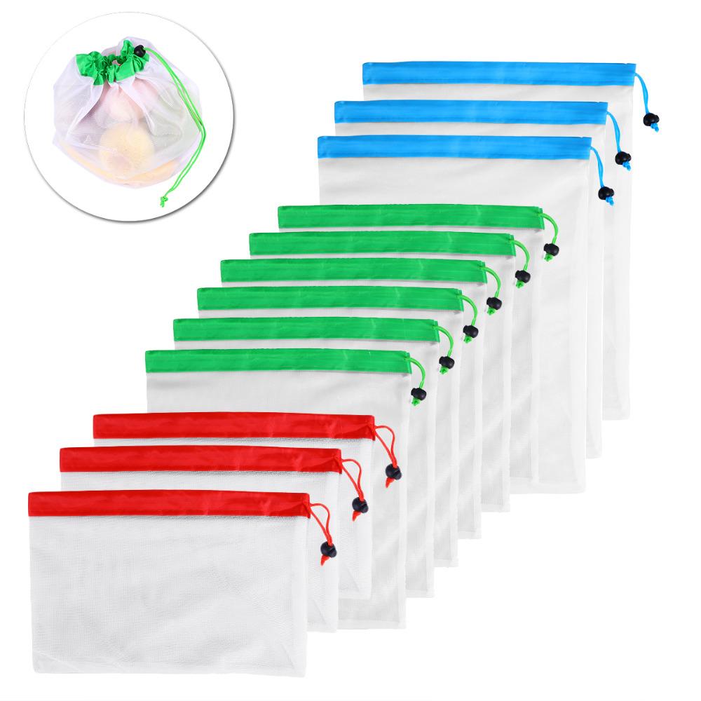 Waste Free Reusable Produce Bags (12 PCS)