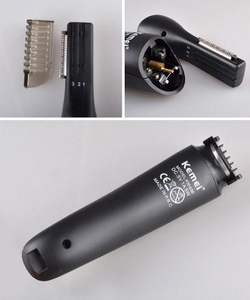 Kemei 6-in-1 Rechargeable Hair Beard Trimmer