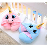 Unicorn Hoodie Neck Pillow