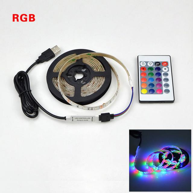 5 M USB Color Changing 300 Waterproof LED Lights Strip with Remote Control