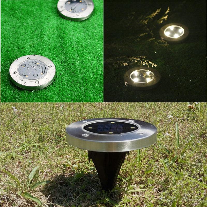 Solar Garden Disk Lights