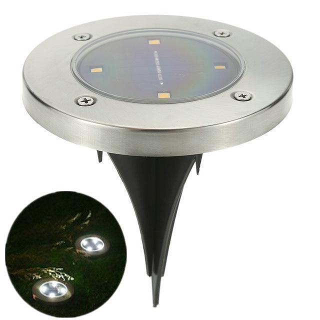 Solar Garden Disk Lights