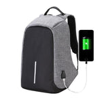 Unisex Backpack Anti Theft With USB Charging Laptop Business and Travel Bag