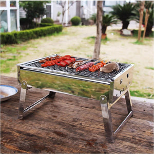 Portable Stainless Steel Charcoal Outdoor Grill