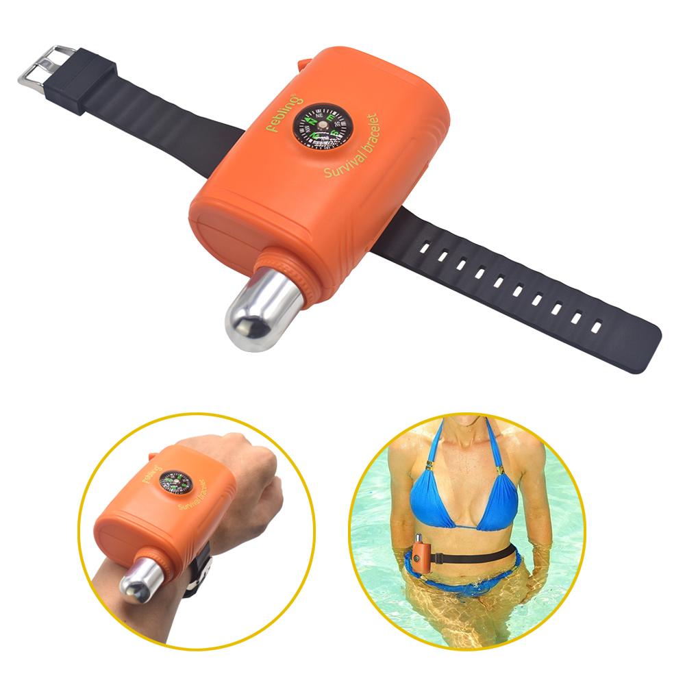 Portable Life-Saving Bracelet with Co2 Cylinder