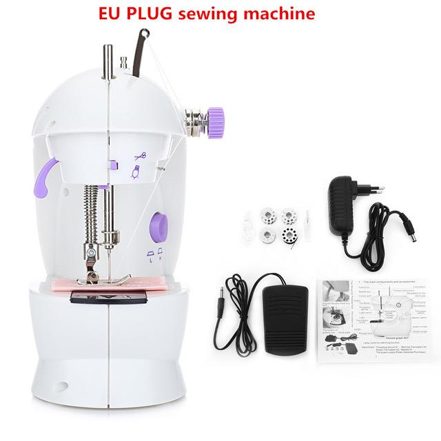 Mini Electric Handheld Sewing Machine with Dual Speed Adjustment