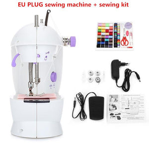 Mini Electric Handheld Sewing Machine with Dual Speed Adjustment