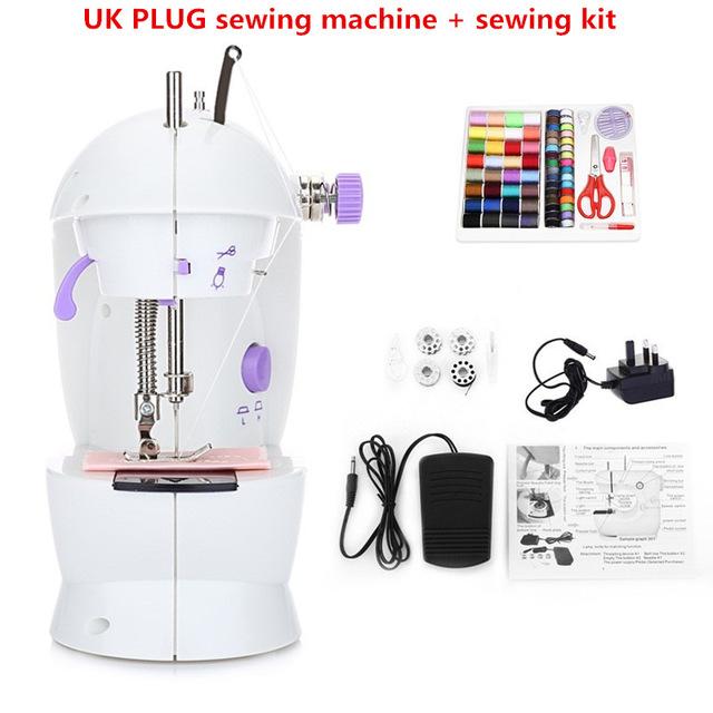 Mini Electric Handheld Sewing Machine with Dual Speed Adjustment