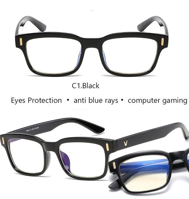 Scratch Proof Crystal Clear Computer & Gaming Glasses with 100 % UV Protection