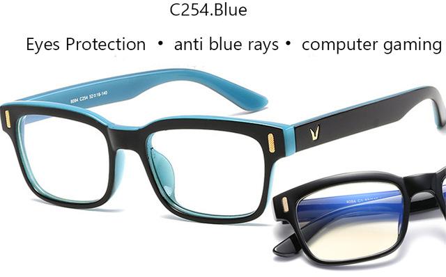 Scratch Proof Crystal Clear Computer & Gaming Glasses with 100 % UV Protection