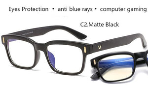 Scratch Proof Crystal Clear Computer & Gaming Glasses with 100 % UV Protection