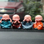 4 pieces of Buddha Statues monks