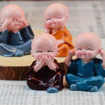 4 pieces of Buddha Statues monks