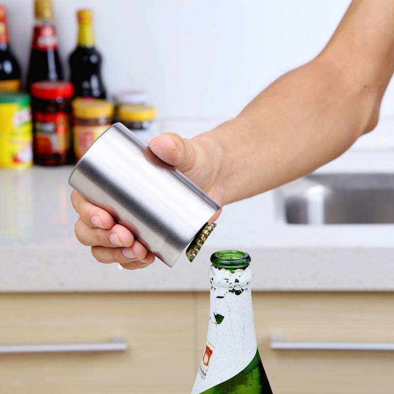 Stainless Steel Automatic Bottle Opener